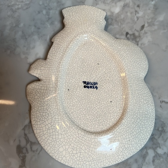 Dedham Pottery Snowman Serving Plate - Picture 7 of 9